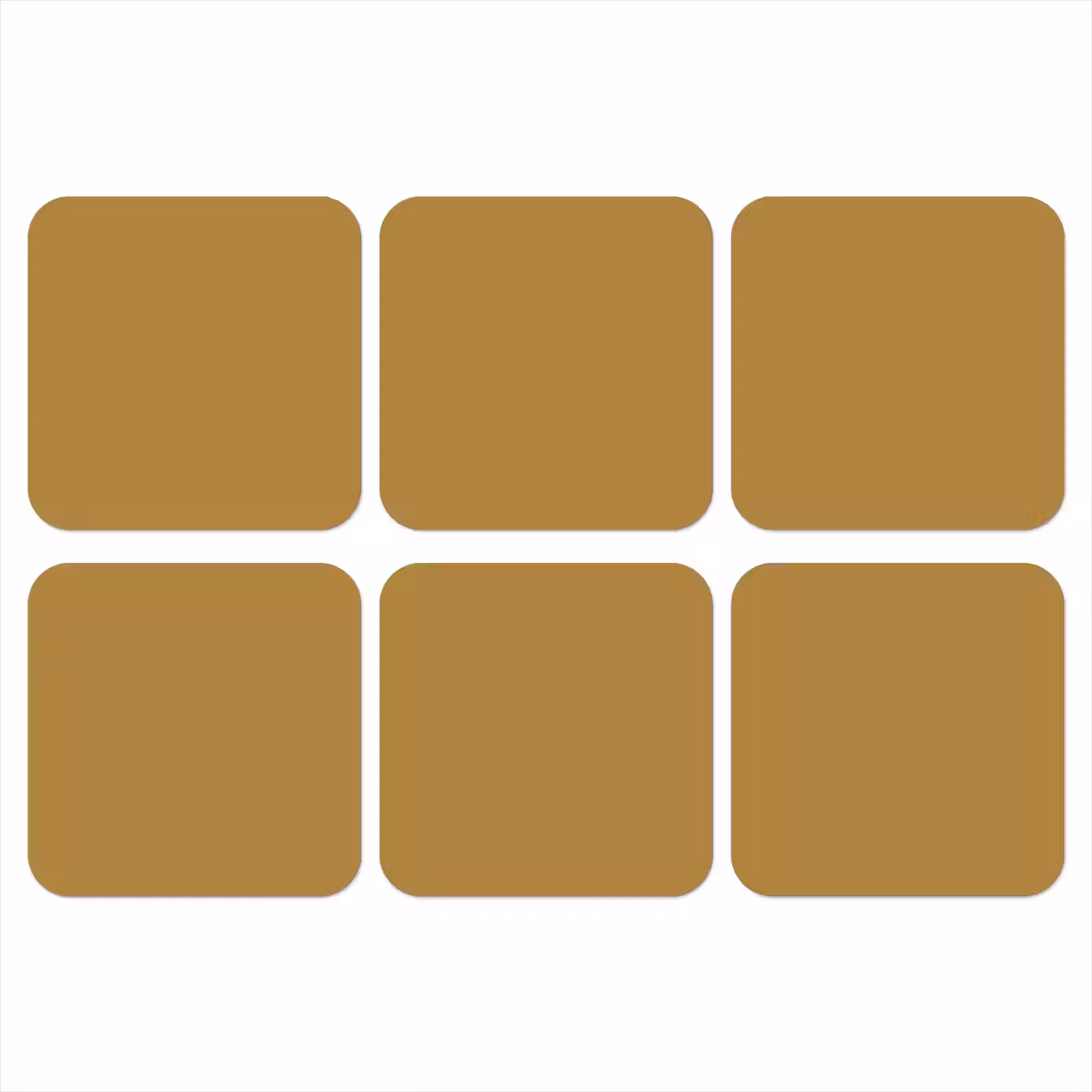 Onderzetter - Rhythmic - Ochre - Geel — 1