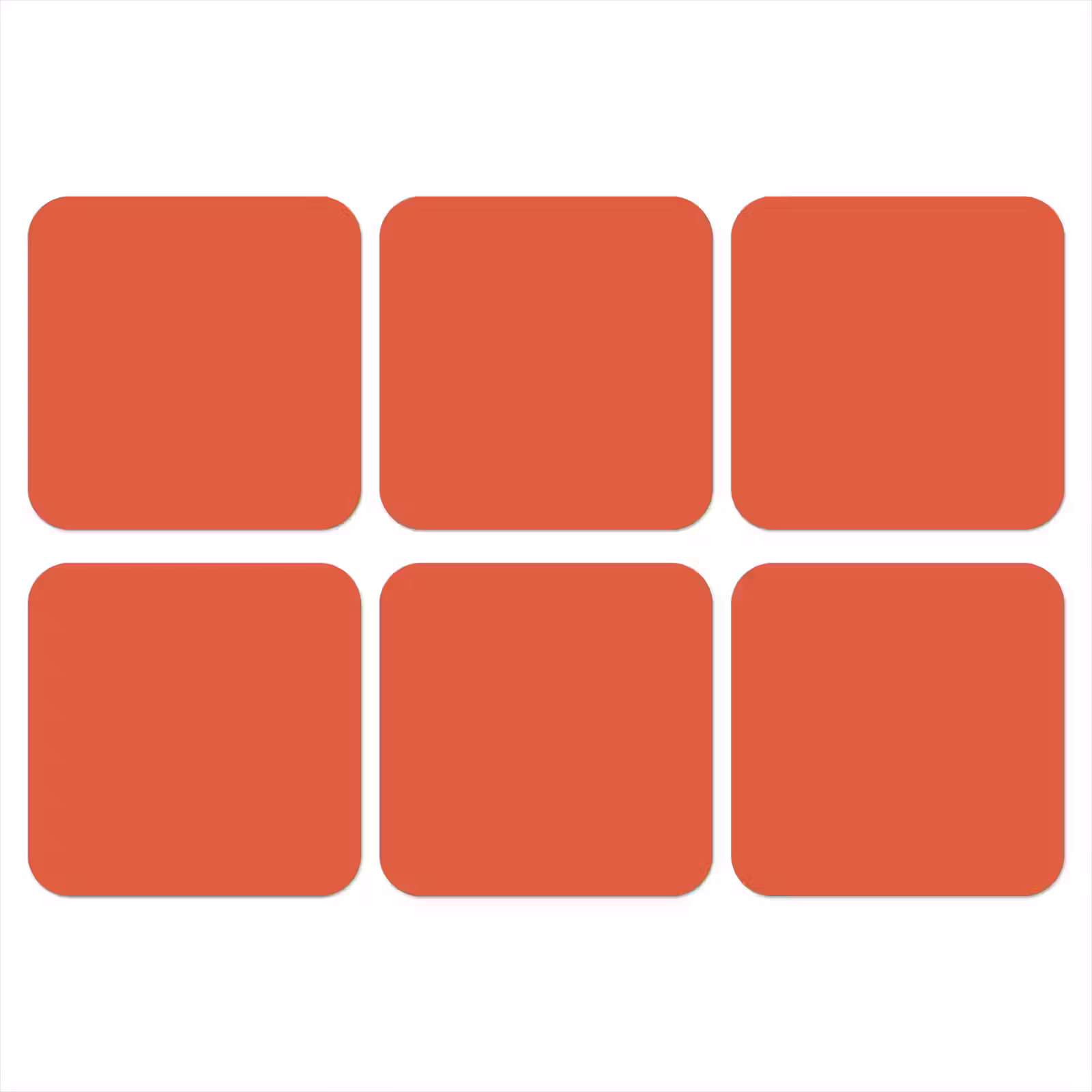 Onderzetter - Rustic - Clay - Oranje — 1