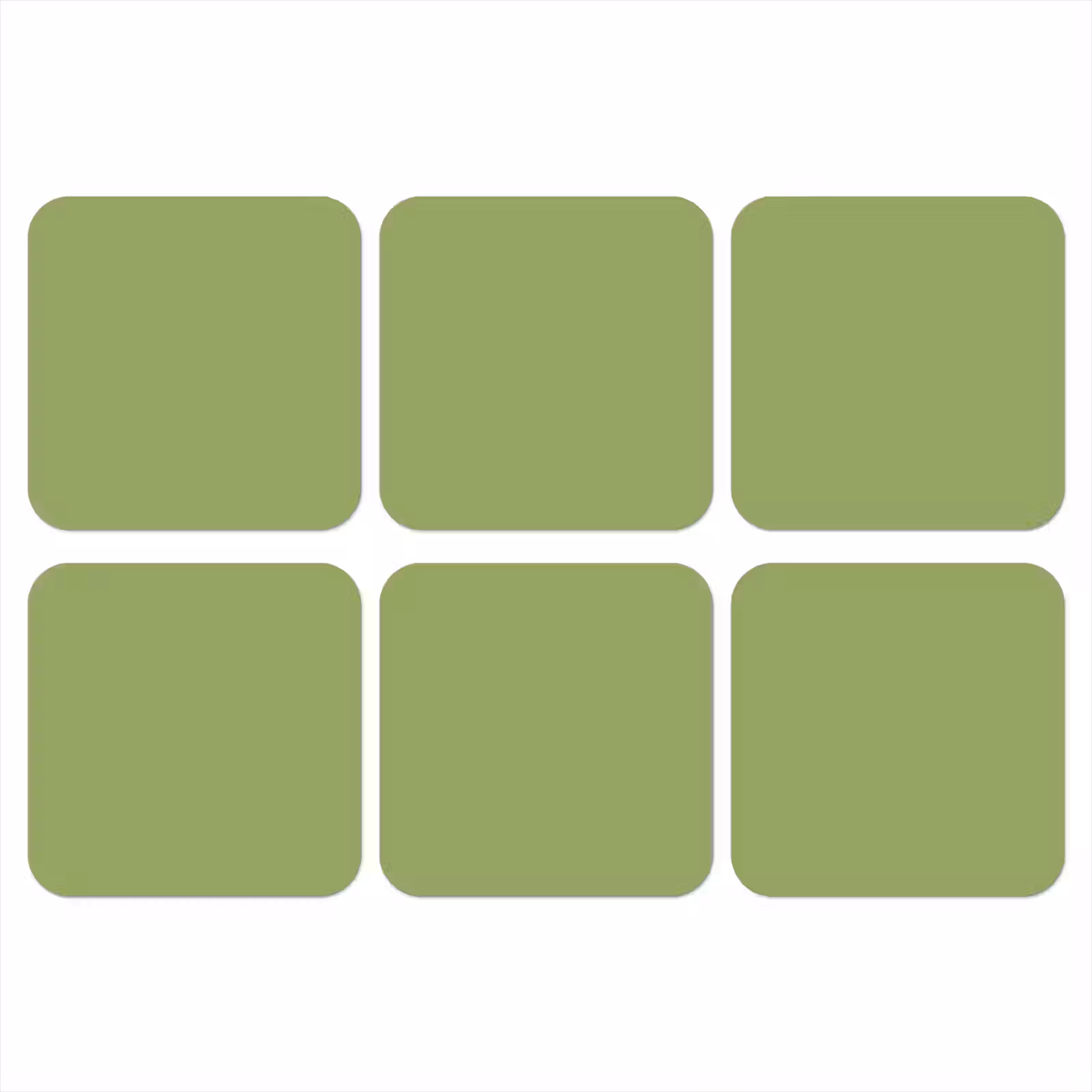 Onderzetter - Sage - Green - Groen — 1