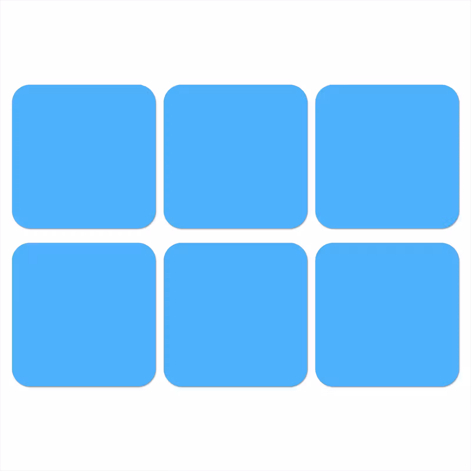 Onderzetter - Sky - Blue - Blauw — 1