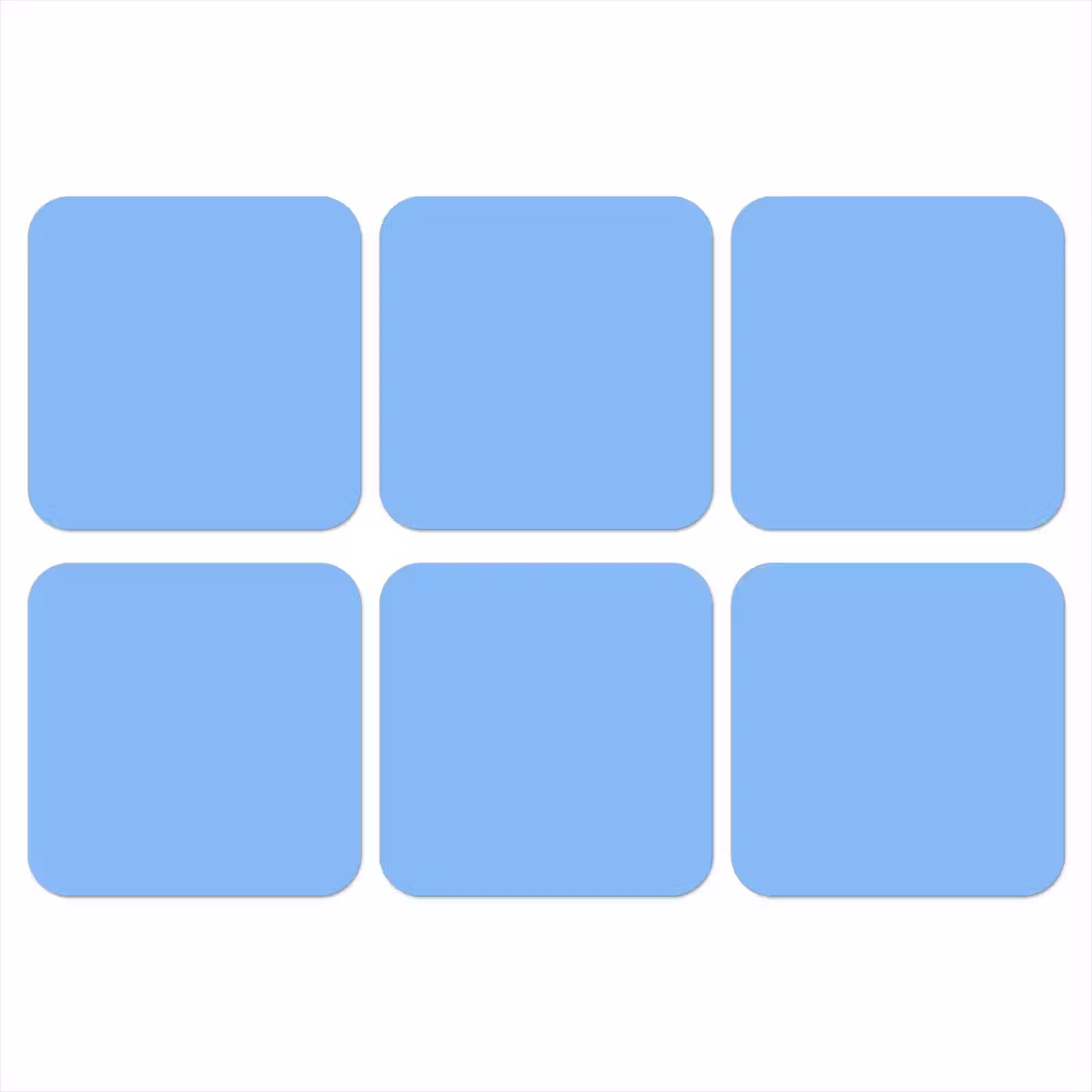 Onderzetter - Sky - Glow - Blauw — 1