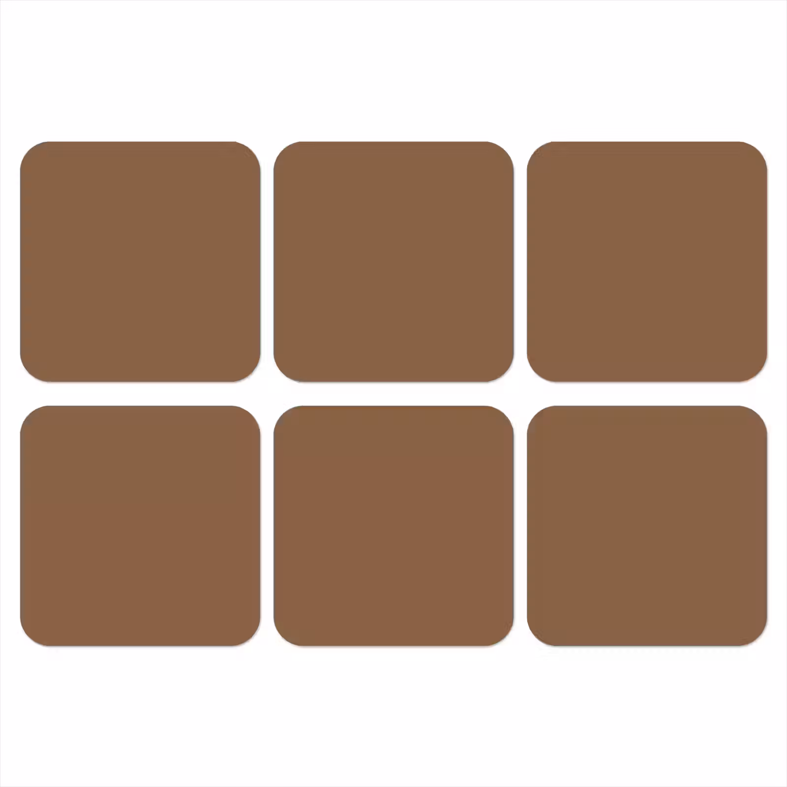 Onderzetter - Soft - Walnut - Bruin — 1