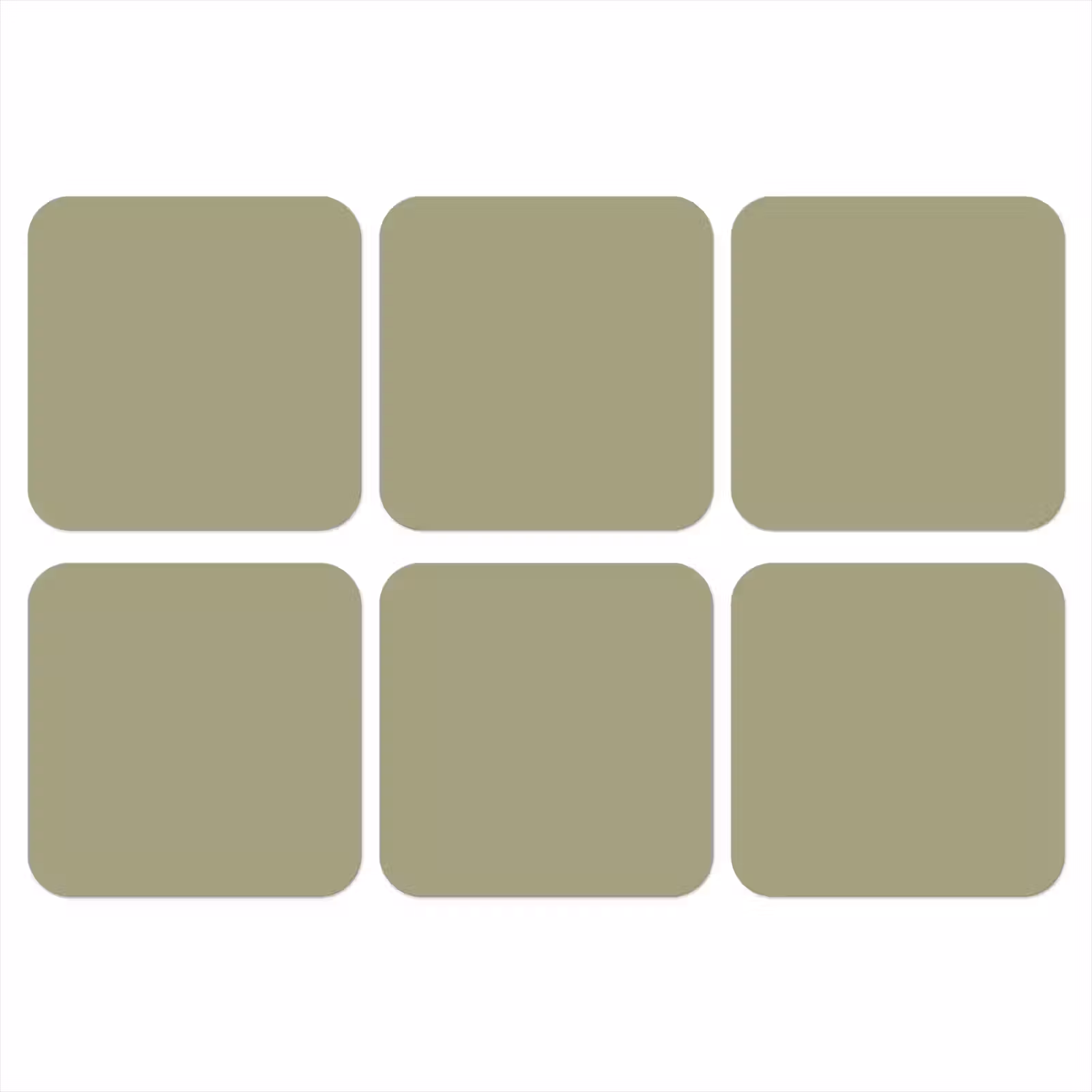 Onderzetter - Vintage - Sage - Groen — 1
