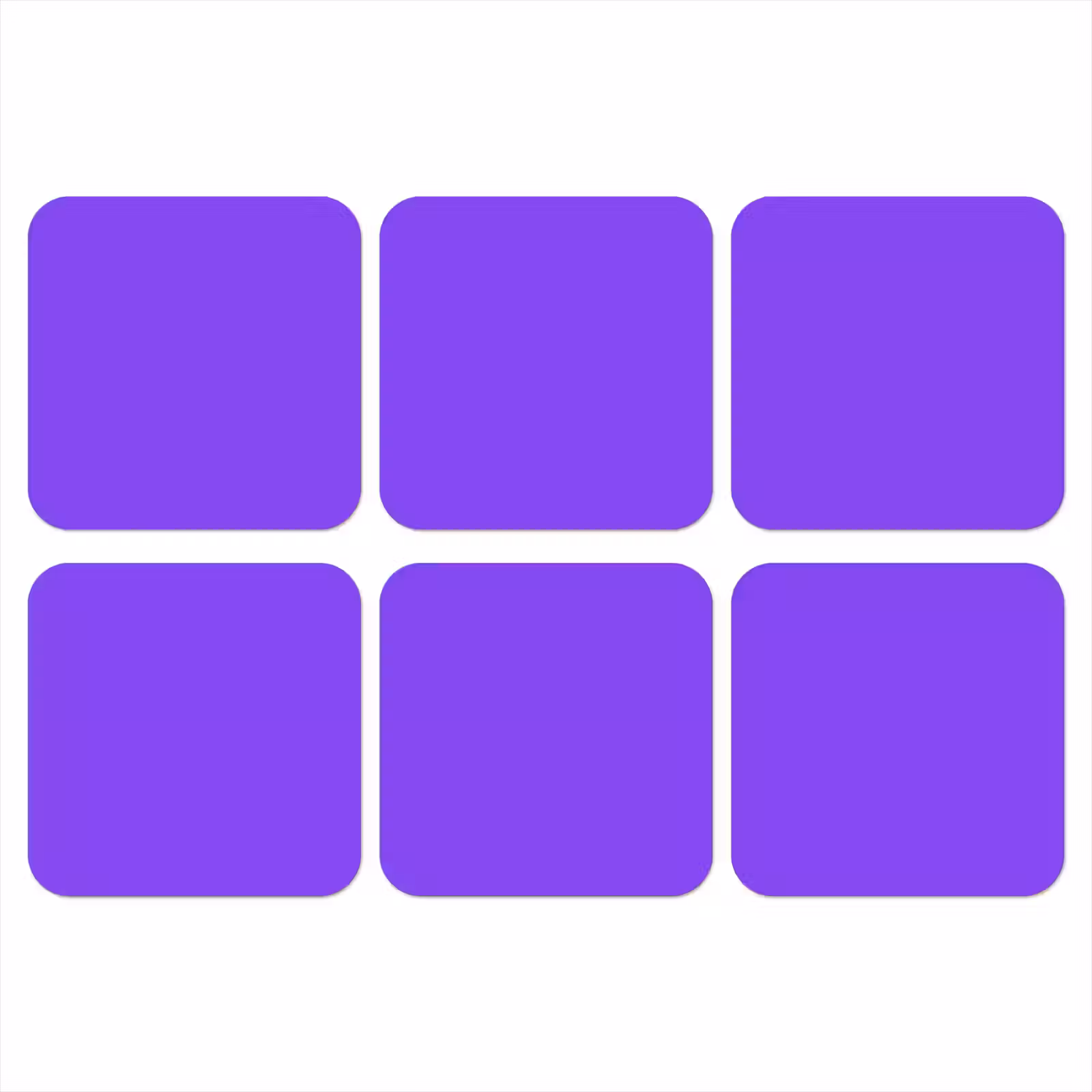 Onderzetter - Vivid - Violet - Paars — 1