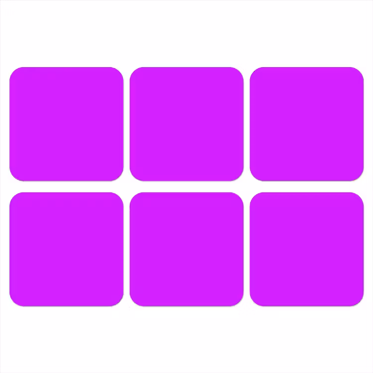 Onderzetter - Neon - Orchid - Paars — 1