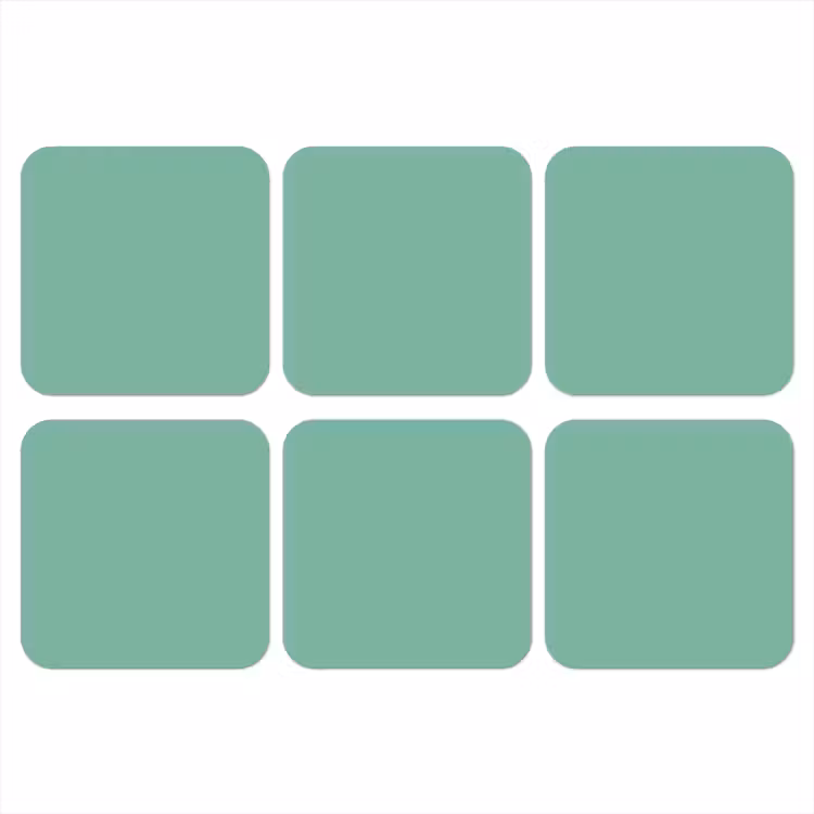 Onderzetter - Ocean - Jade - Groen — 1
