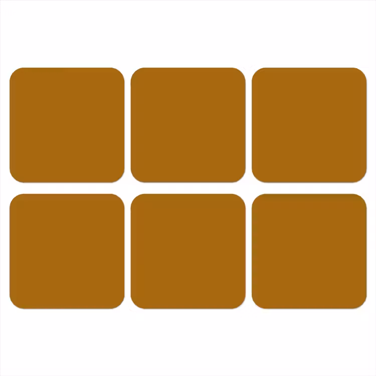 Onderzetter - Ocre - Gold - Geel — 1