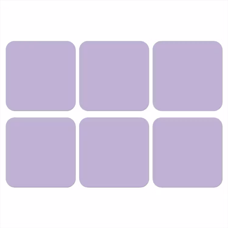 Onderzetter - Pastel - Lilac - Paars — 1