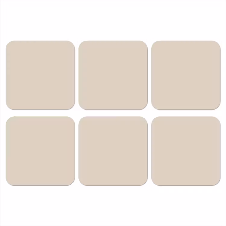 Onderzetter - Raw - Linen - Nude — 1