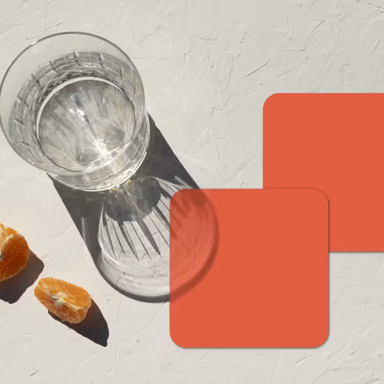 Onderzetter - Rustic - Clay - Oranje — 3