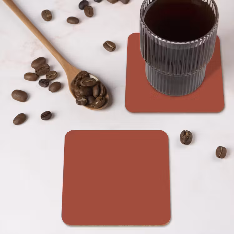 Onderzetter - Rustic - Terracotta - Oranje — 4