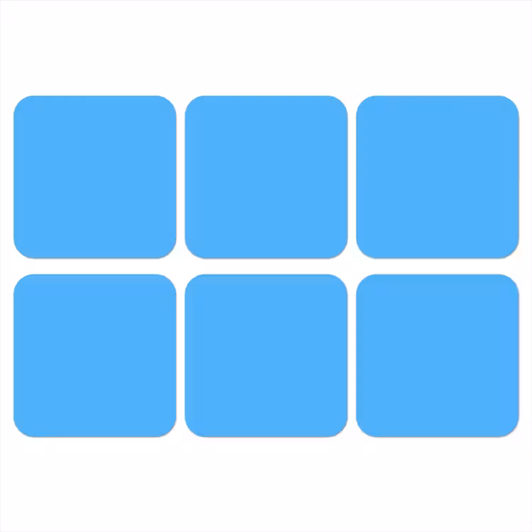 Onderzetter - Sky - Blue - Blauw — 1