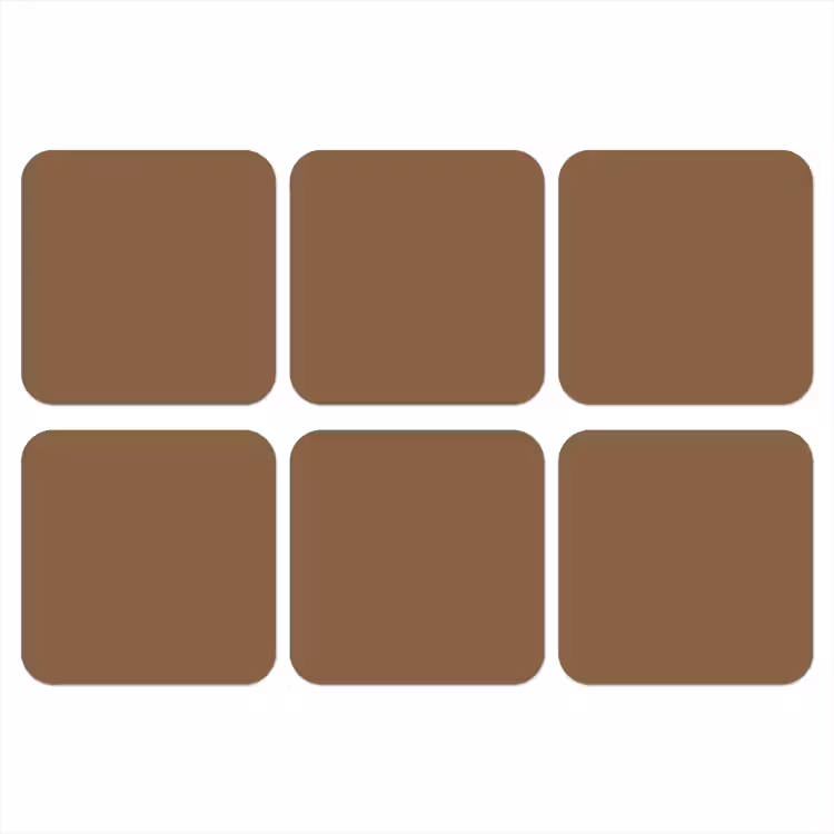 Onderzetter - Soft - Walnut - Bruin — 1