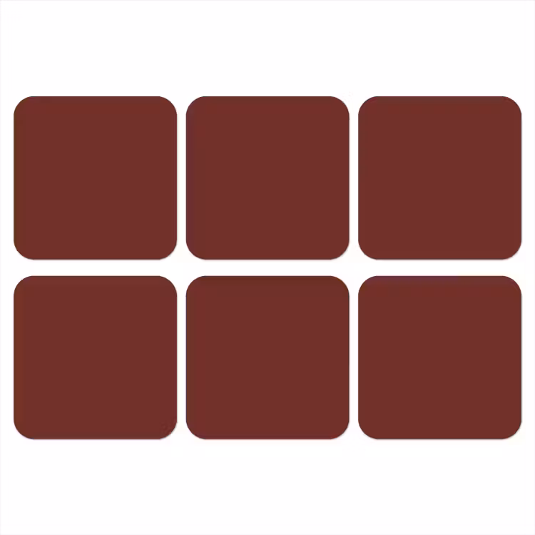 Onderzetter - Valentine - Velvet - Rood — 1
