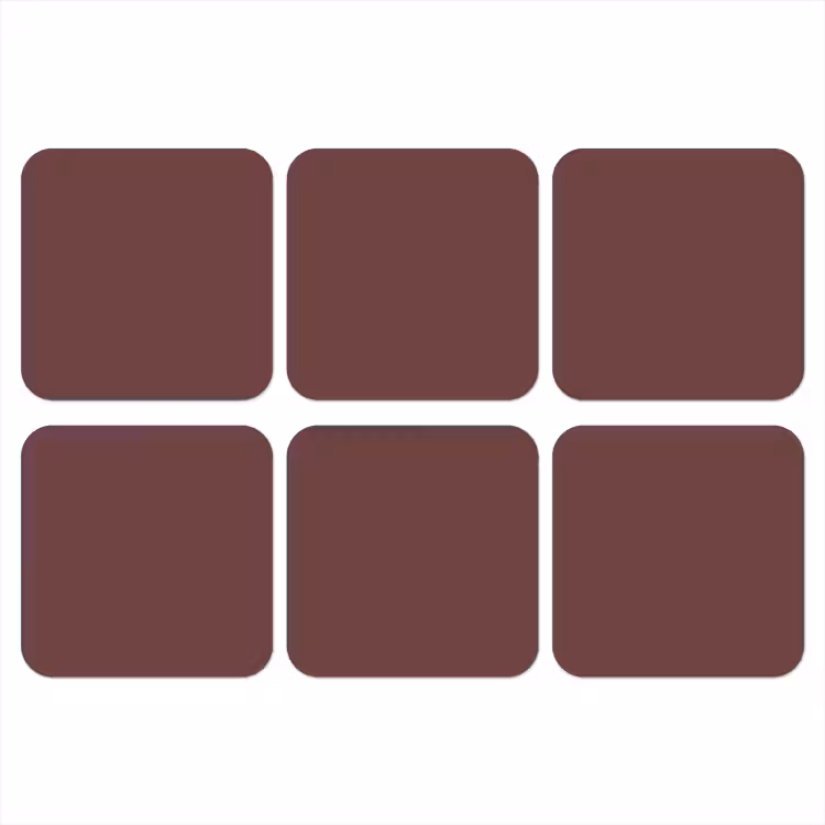 Onderzetter - Velvet - Merlot - Rood — 1