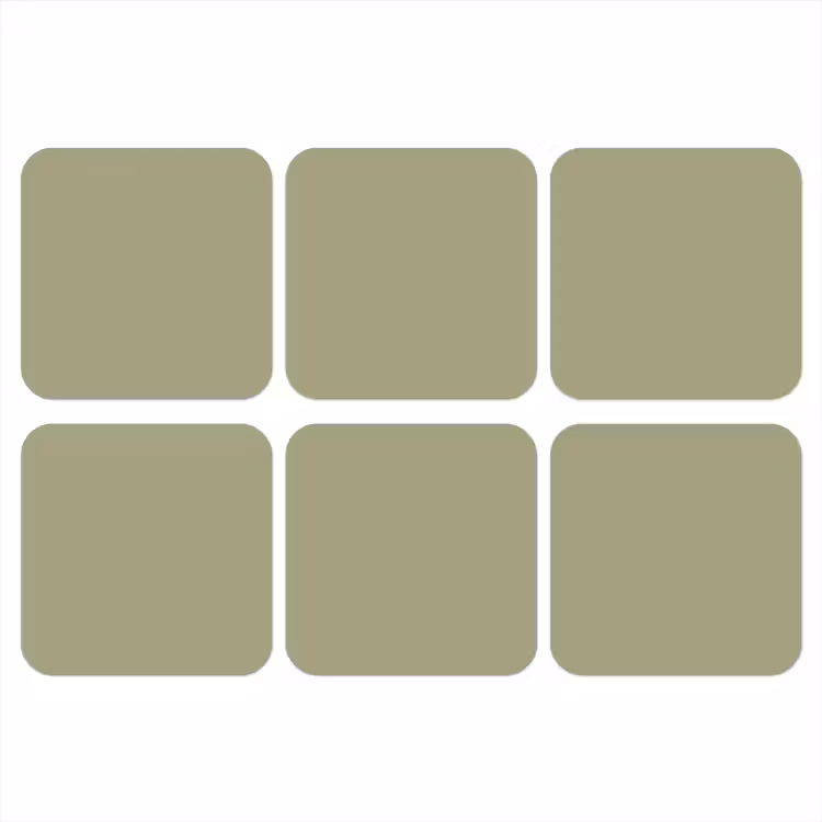 Onderzetter - Vintage - Sage - Groen — 1