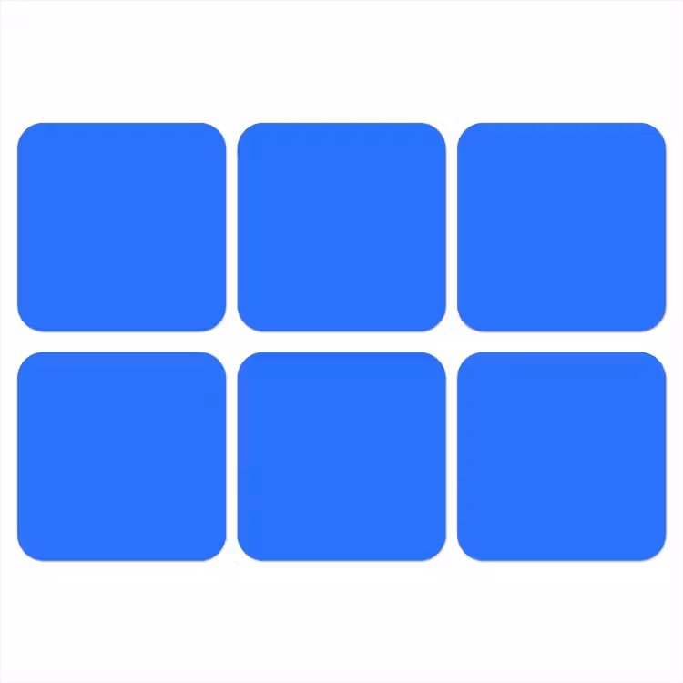 Onderzetter​ - Vivid - Cobalt - Blauw — 1