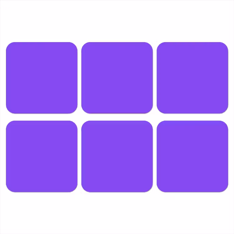 Onderzetter - Vivid - Violet - Paars — 1