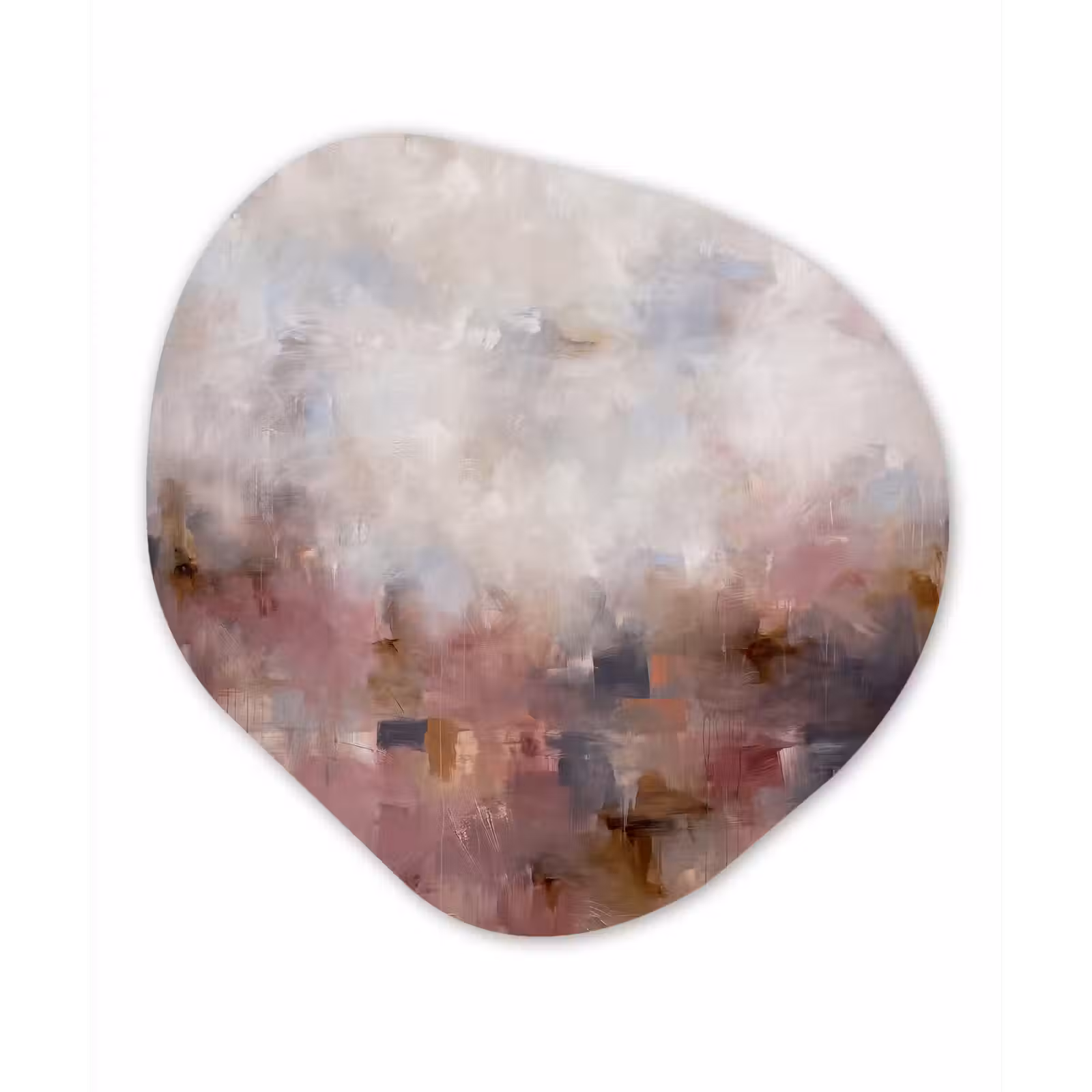 Organisch schilderij - Forex - Abstract - Vloeiend - Kunst - Modern - Beige — 1