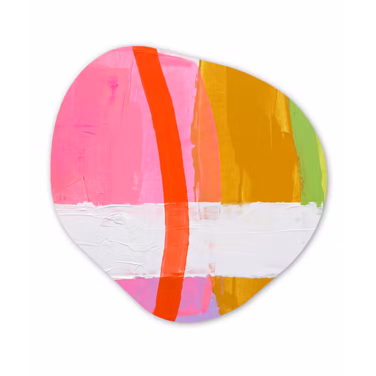 Organisch schilderij - Forex - Abstract - Kleurrijk - Vormen - Modern - Kunst — 1