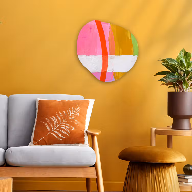 Organisch schilderij - Forex - Abstract - Kleurrijk - Vormen - Modern - Kunst — 3