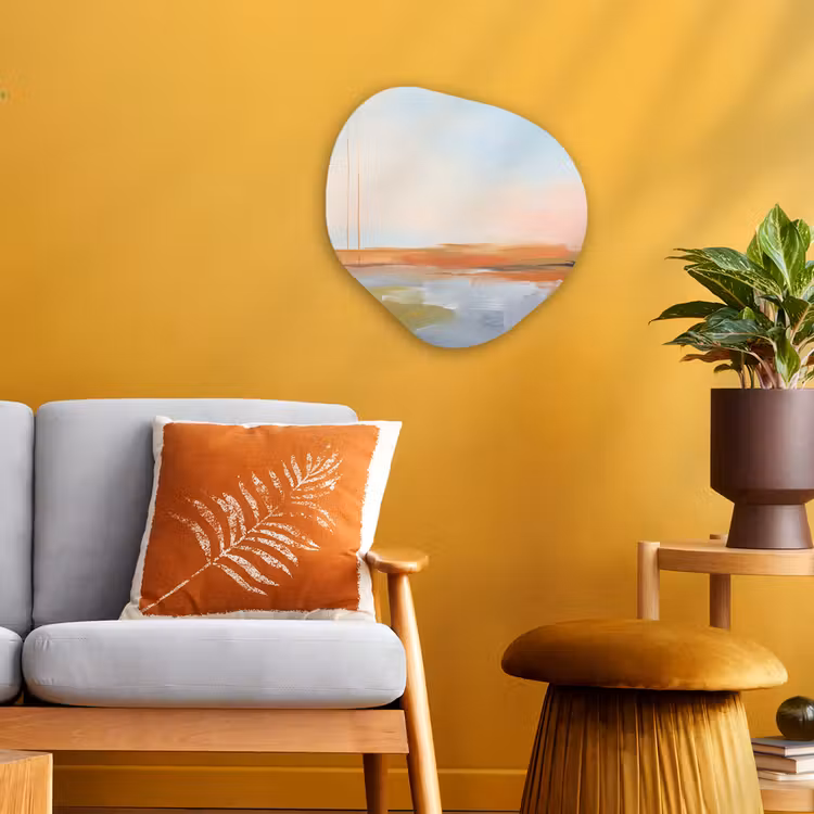 Organisch schilderij - Forex - Abstract - Landschap - Horizon - Modern - Kleurrijk — 3