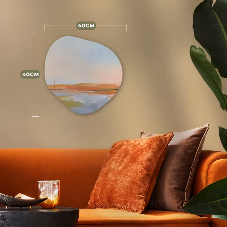 Organisch schilderij - Forex - Abstract - Landschap - Horizon - Modern - Kleurrijk — 4