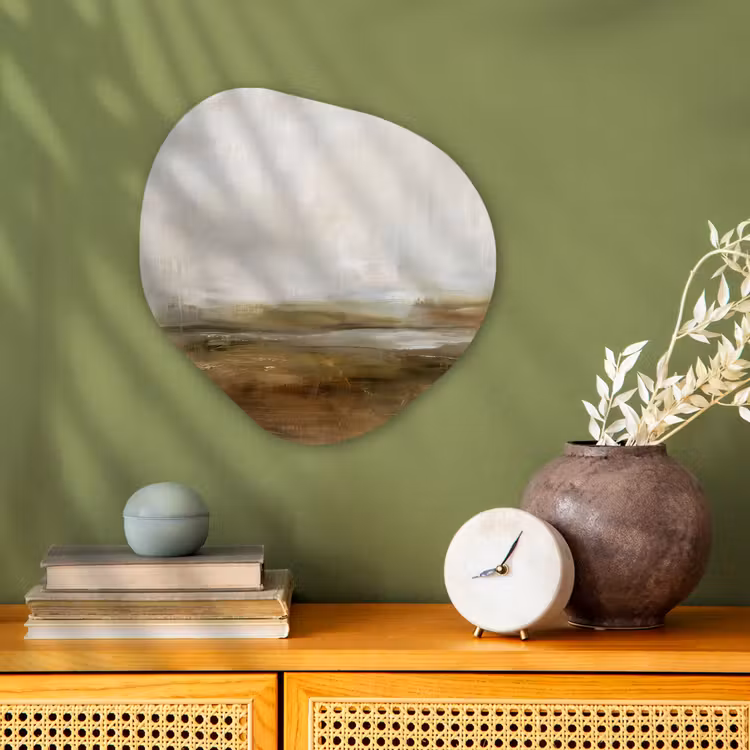 Organisch schilderij - Forex - Abstract - Landschap - Natuur - Beige - Bruin — 2