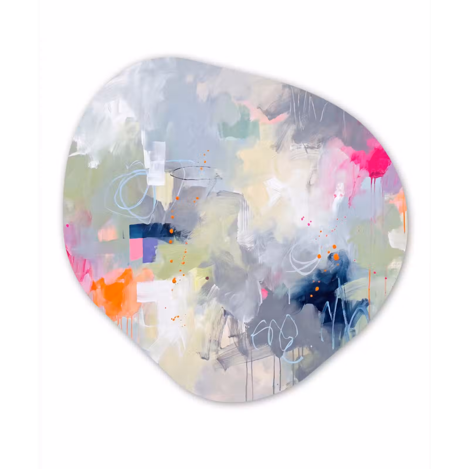 Organisch schilderij - Forex - Abstract - Kleurrijk - Modern - Kunst — 1