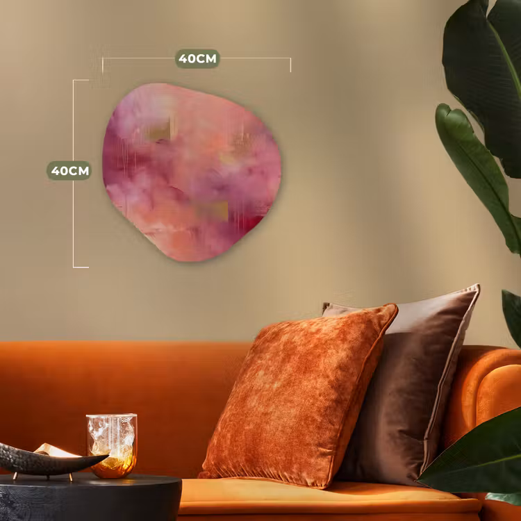 Organisch schilderij - Forex - Abstract - Kleuren - Modern - Roze - Paars — 4