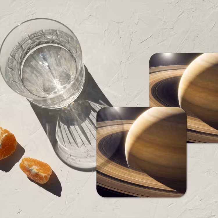 Onderzetter - Planeet - Ringen - Ruimte — 3