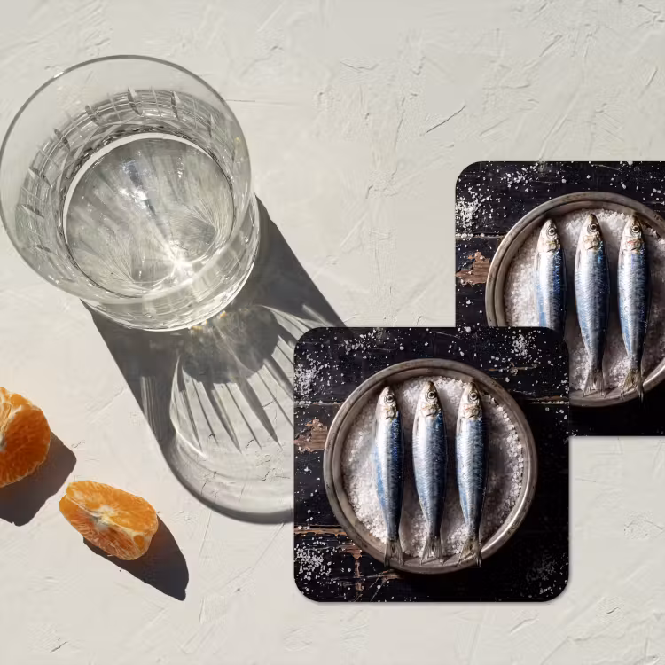 Onderzetter - Vis - Zout - Eten — 3