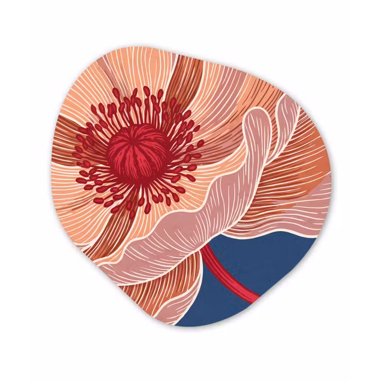 Organisch schilderij - Forex - Bloemen - Modern - Abstract — 1