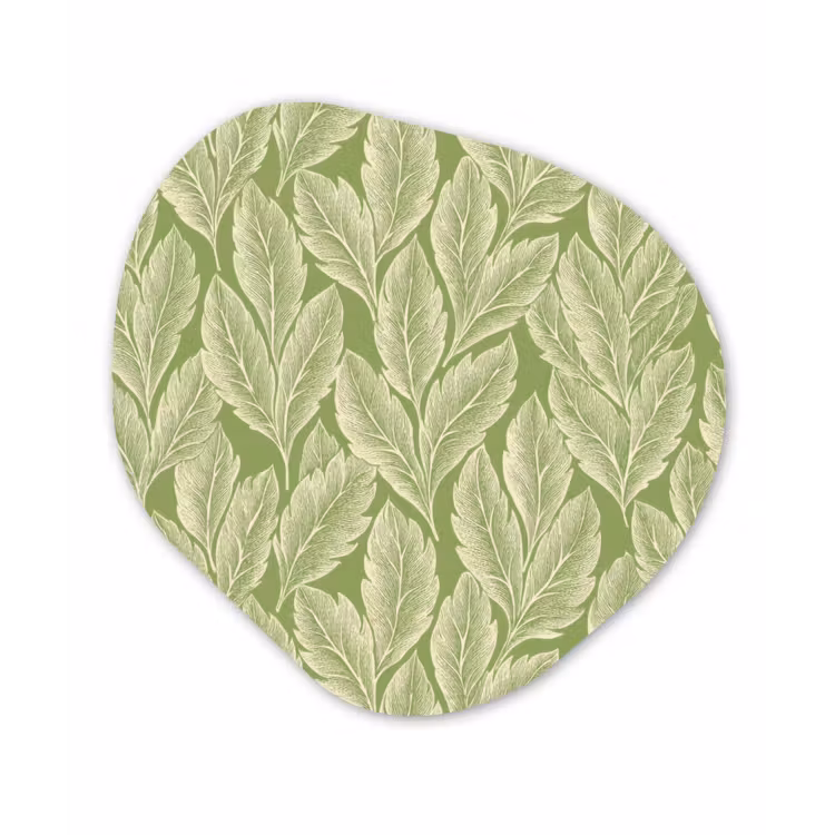 Organisch schilderij - Forex - Groen - Botanisch - Bladeren - Vintage - Patroon — 1
