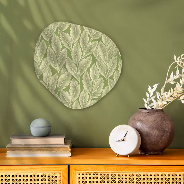 Organisch schilderij - Forex - Groen - Botanisch - Bladeren - Vintage - Patroon — 2