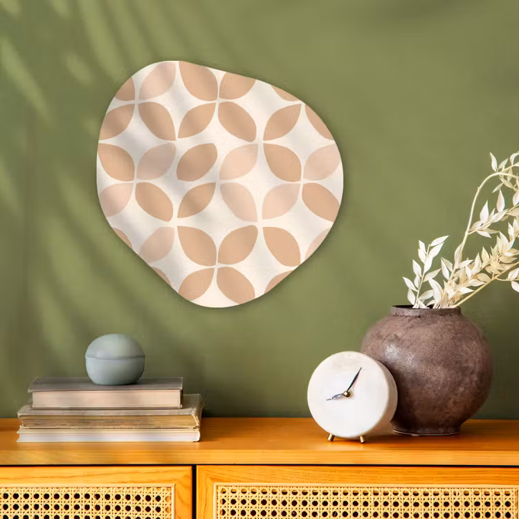 Organisch schilderij - Forex - Beige - Bladeren - Minimalistisch - Patroon — 2