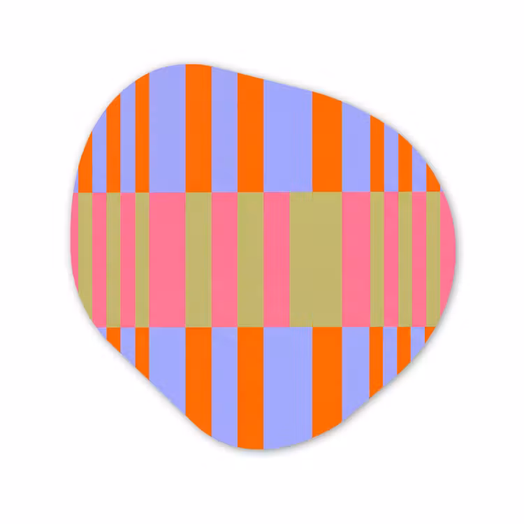 Organisch schilderij - Forex - Abstract - Patroon - Geometrisch - Kleurrijk - Modern — 1