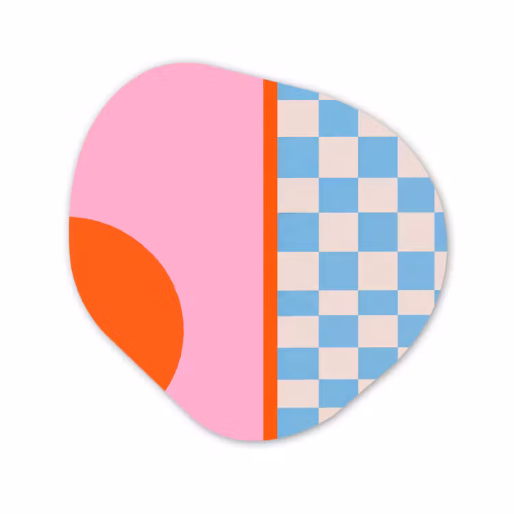 Organisch schilderij - Forex - Abstract - Vormen - Geometrisch - Modern - Kleurrijk — 1