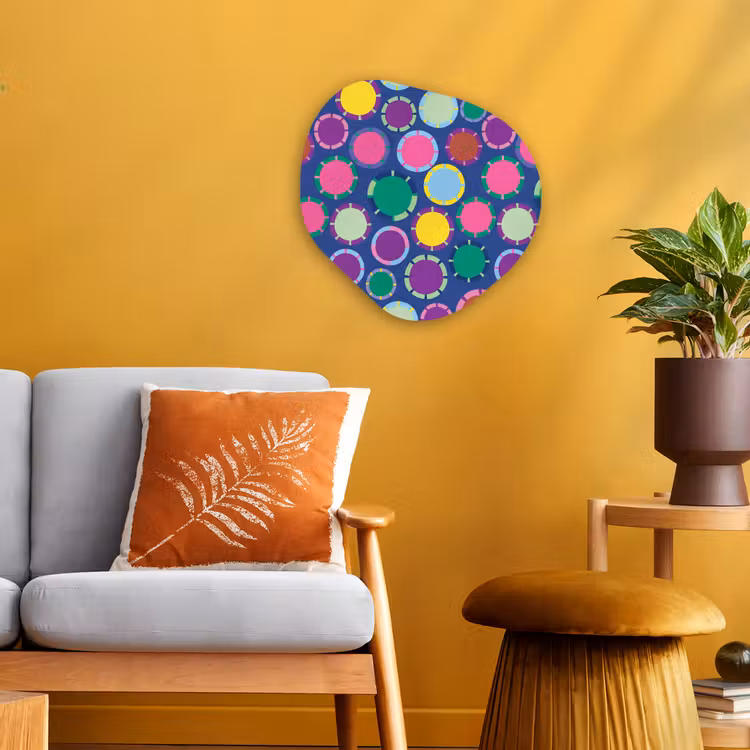 Organisch schilderij - Forex - Patroon - Cirkels - Abstract - Kleurrijk — 3