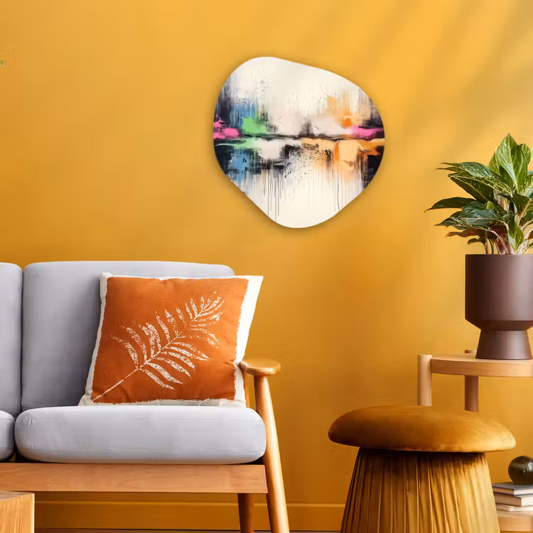 Organisch schilderij - Forex - Abstract - Kleurexplosie - Landschap — 3