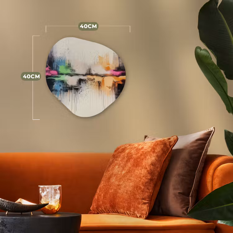 Organisch schilderij - Forex - Abstract - Kleurexplosie - Landschap — 4