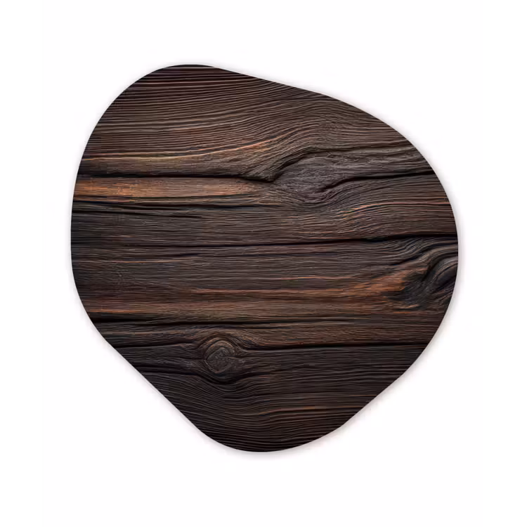 Organisch schilderij - Forex - Hout - Grillige nerven — 1