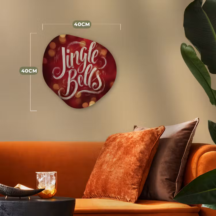 Organisch schilderij - Forex - Jingle - Bells - Kerst - Rood — 4