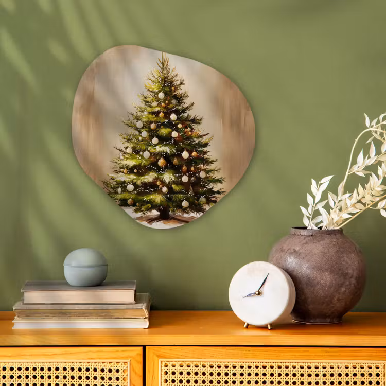 Organisch schilderij - Forex - Kerst - Sfeer - Groen — 2