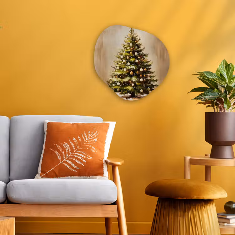 Organisch schilderij - Forex - Kerst - Sfeer - Groen — 3