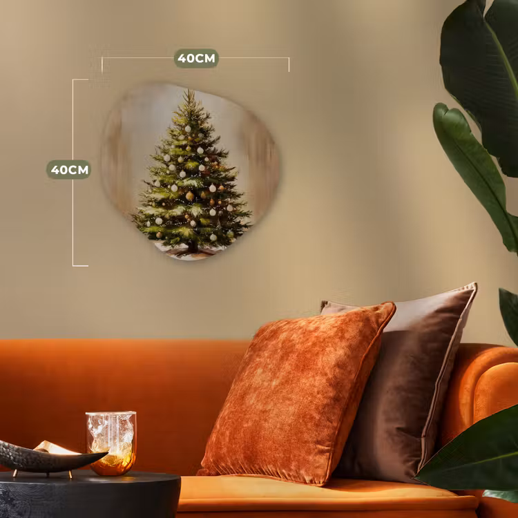 Organisch schilderij - Forex - Kerst - Sfeer - Groen — 4