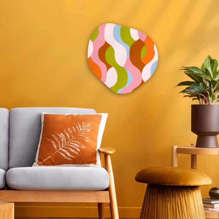 Organisch schilderij - Forex - Abstract - Vormen - Roze — 3