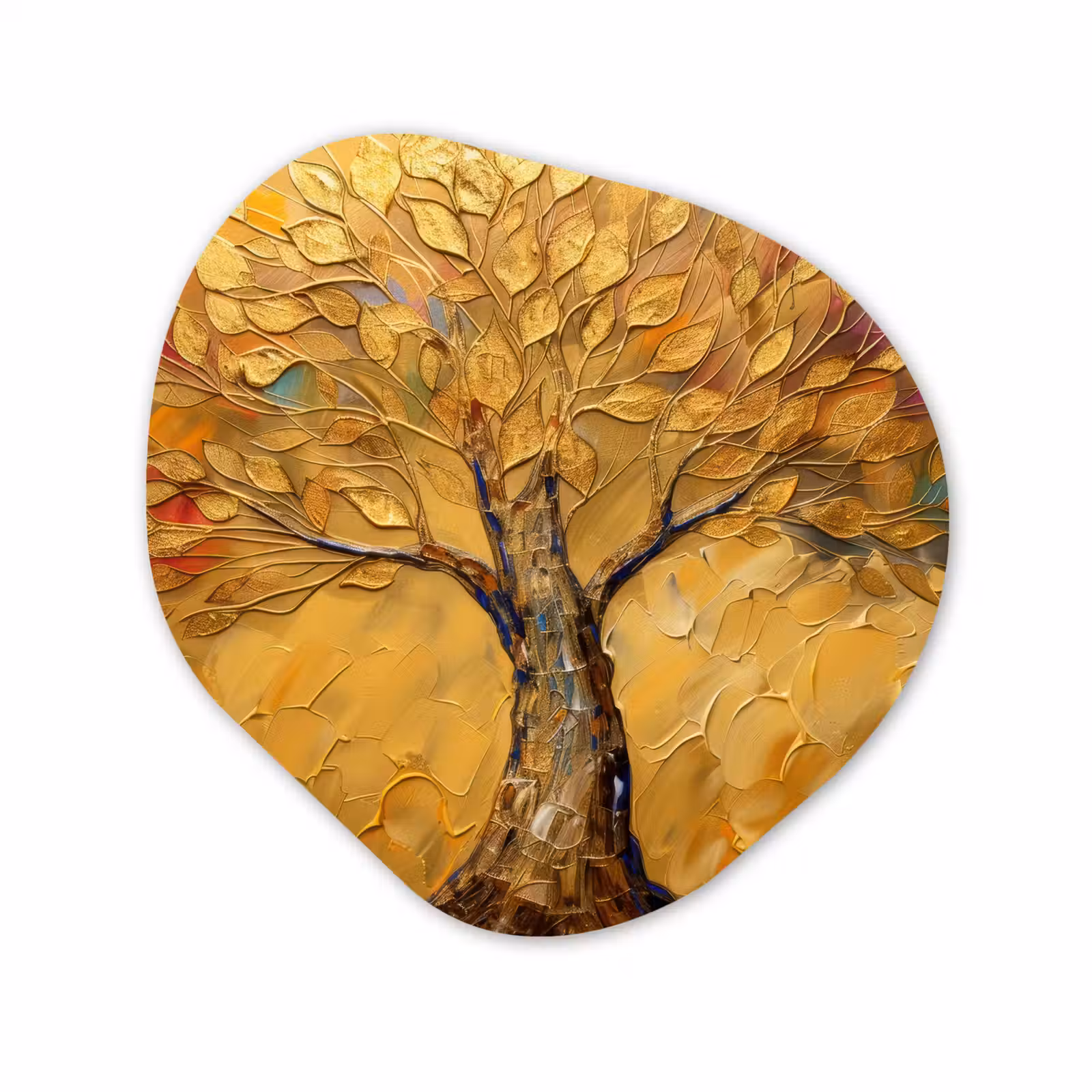 Organisch schilderij - Forex - Goud - Boom - Abstract - Modern — 1