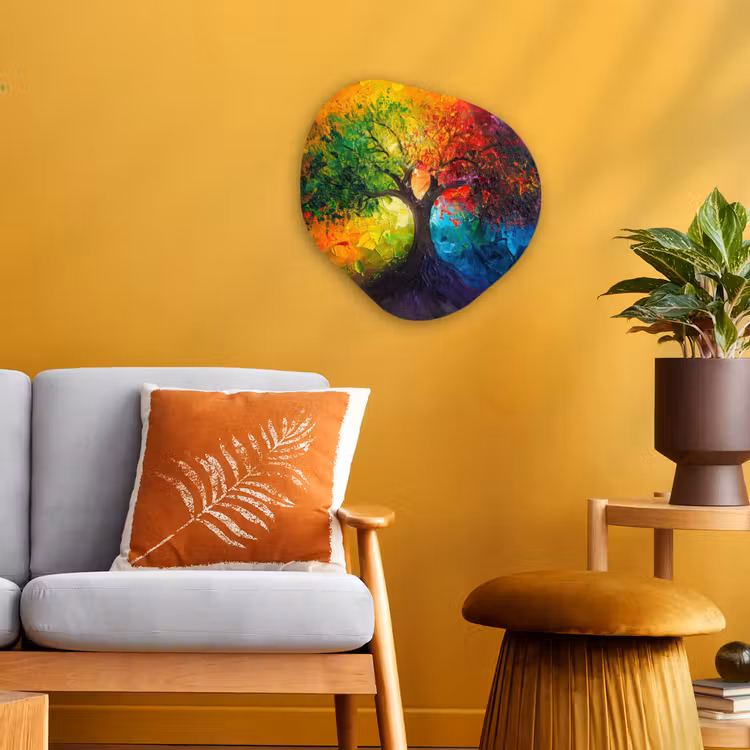Organisch schilderij - Forex - Boom - Kleurrijk - Modern - Abstract — 3
