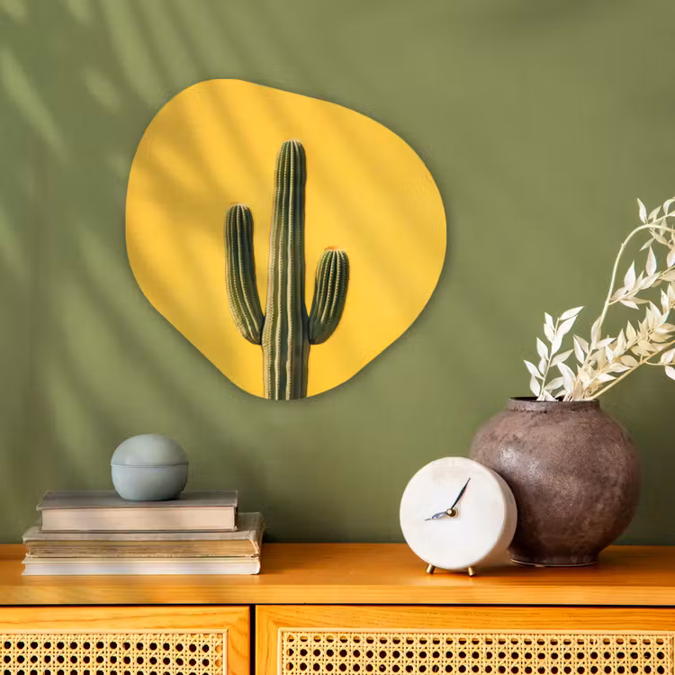 Organisch schilderij - Forex - Cactus - Groen - Minimalistisch — 2